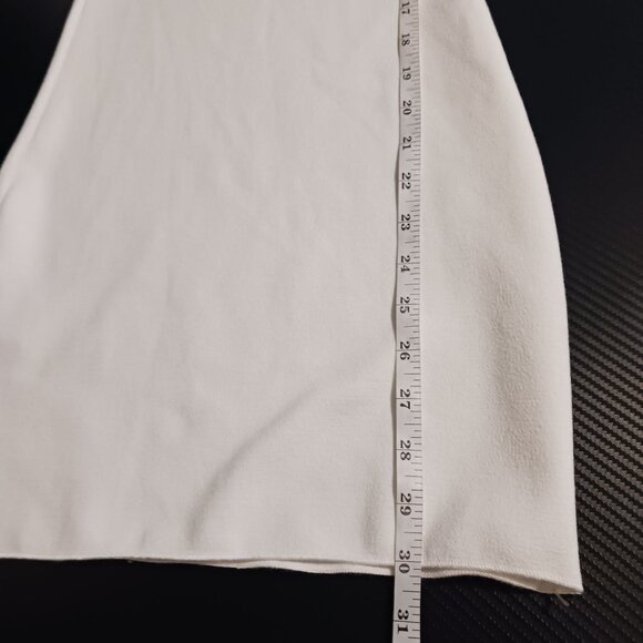 2 Zara Bodycon Dresses Size S Black Spaghetti Strap/White Off-the-Shoulder - Picture 16 of 16